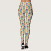 Aiguille arc-en-ciel fruits motif imprimer legging (Dos)