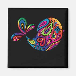 Aiguille arc-en-ciel Magnet noir