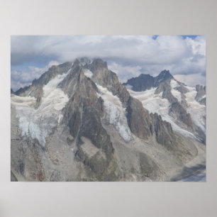 Aiguille d'Argentiere Franse Alpen Poster
