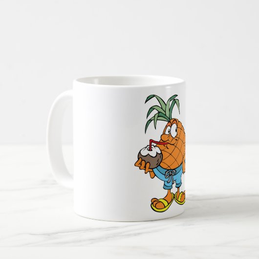 Aiguille de noix de coco Mug (Devant gauche)