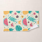 Aiguille de pastèque de fruits tropicaux motif (Serviette à main)