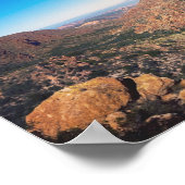 Aiguille de tisserand - Arizona paysage | Poster (Coin)