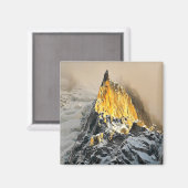 Aiguille des Deux Aigles Sunrise, Chamonix Magneet (Voorkant / Achterkant)