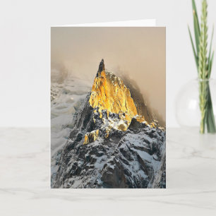 Aiguille des Deux Aigles zonsopgang, Chamonix Kaart