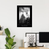 AIGUILLE DU DRU, VALEE DE CHAMONIX, FRANCE POSTER (Thuiskantoor)