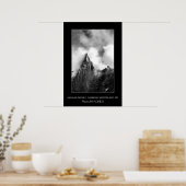AIGUILLE DU DRU, VALEE DE CHAMONIX, FRANCE POSTER (Keuken)