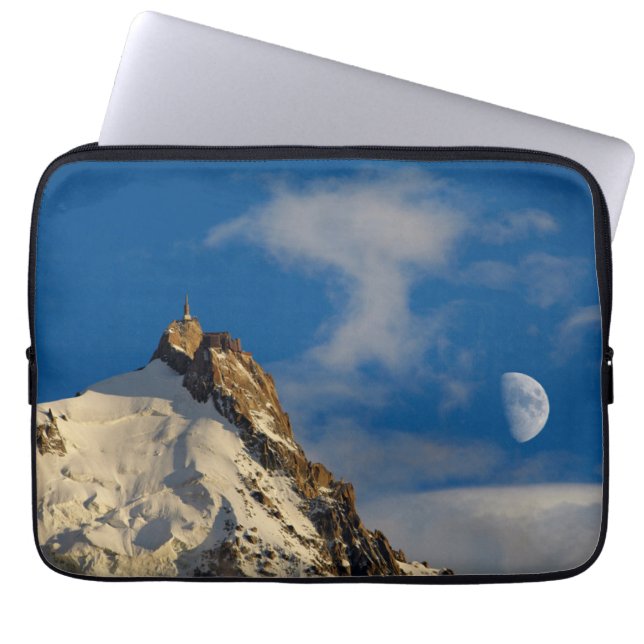 Aiguille du Midi | Franse Alpen Frankrijk Laptop Sleeve (Voorkant)