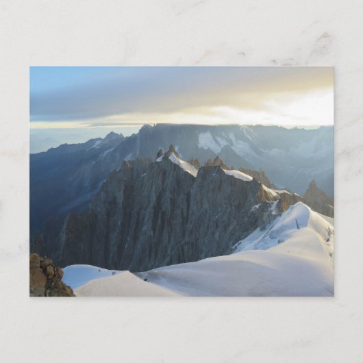 Aiguille du midi uitzicht Chamonix Briefkaart (Voorkant)