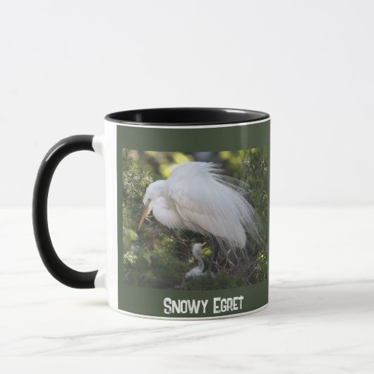 Aiguille neigeuse avec Bébé Mug (Gauche)