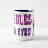 Aiguilles dans mes yeux ! Tasse de Pilz-E (Centre)