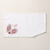 Aiguilles de pin pondu de buffle rouge (Serviette à main)