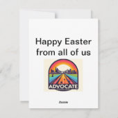 AIH Easter Kaart (Achterkant)