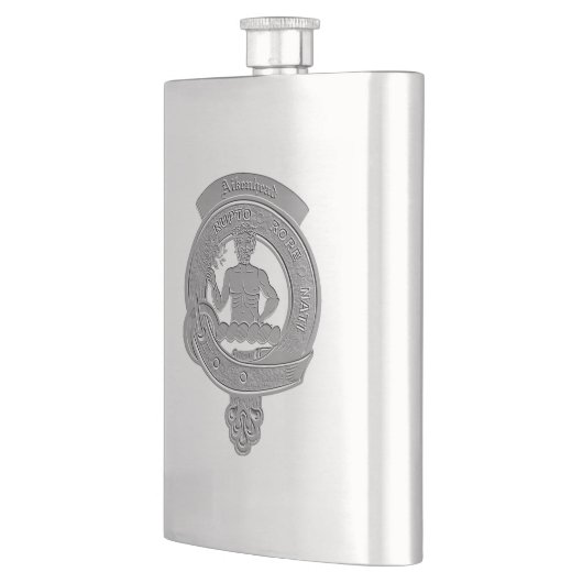 Aikenhead Clan Badge Classic Flask Flacon (Links)