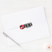 Aikido 2 ronde sticker (Envelop)