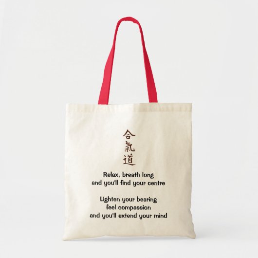 Aikido-beginselen Tote Bag (Voorkant)