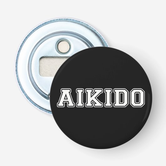 Aikido Button Flesopener (Voorkant)