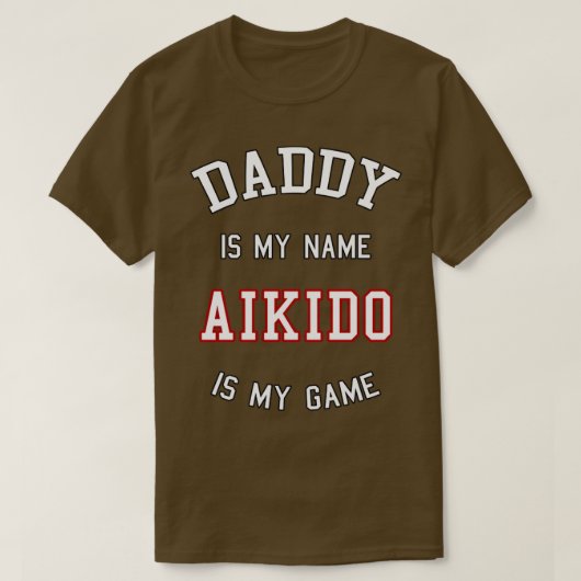 Aikido Dad Gift T-shirt (Design voorkant)