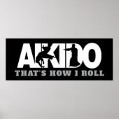 Aikido denkt dat ik moet rollen poster (Voorkant)
