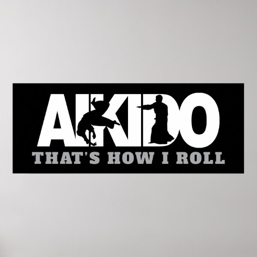 Aikido denkt dat ik moet rollen poster (Voorkant)