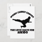 Aikido Design Briefkaart (Voorkant / Achterkant)