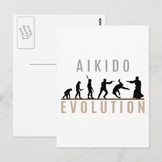 Aikido Evolution Briefkaart (Voorkant / Achterkant)