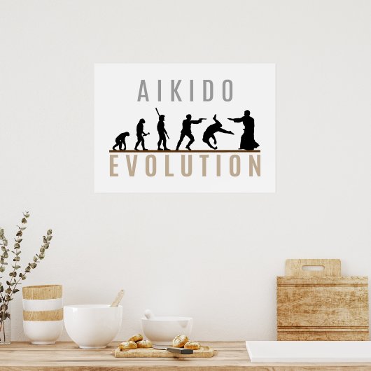 Aikido Evolution Poster (Keuken)