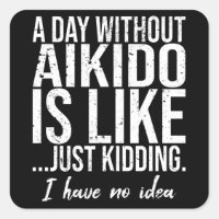 Aikido grappig sport cadeau idee