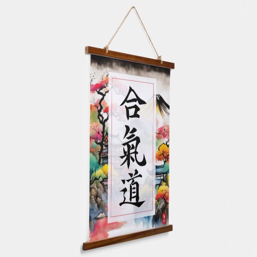 Aikido Hanging Tapestry Hangend Wandkleed (Gebogen)
