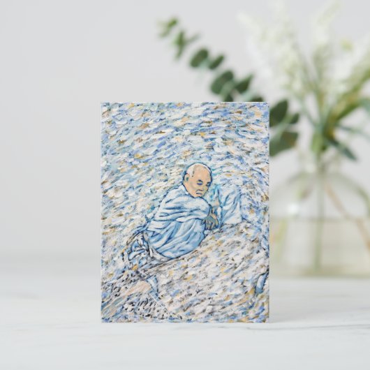 Aikido, het midden van de tornado briefkaart (Staand voorkant)