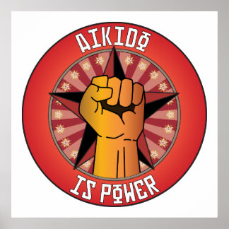 Aikido is macht poster