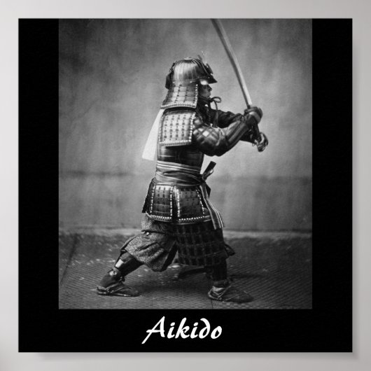 Aikido Japanse martial Art Poster (Voorkant)