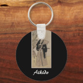 Aikido Japanse martial Art Sleutelhanger (Voorkant)