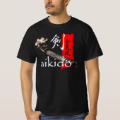 Aikido Katana - T-shirt avec épée Samurai (Devant)