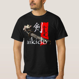 Aikido Katana - T-shirt avec épée Samurai