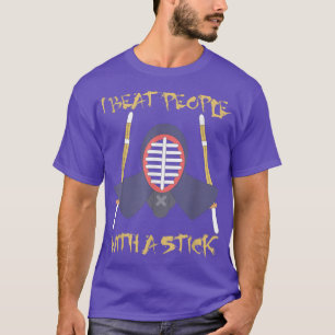 Aikido Kendo, ik sla mensen met een tikje cool T-shirt