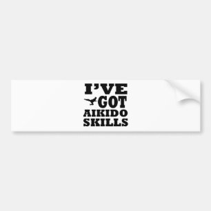 Aikido Martial Arts design Bumpersticker