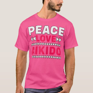 Aikido Martial Arts Kanji Martial Arts T-shirt
