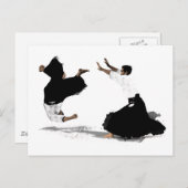 Aikido nage briefkaart (Voorkant / Achterkant)