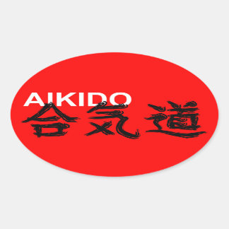 Aikido Ovale Sticker