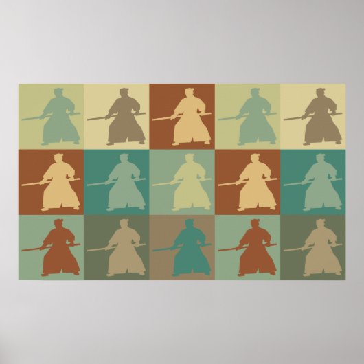 Aikido Pop Art Poster (Voorkant)