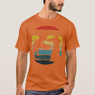 Aikido Silhouette op een zonnebank met drukweersta T-shirt