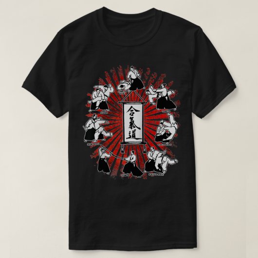 AIkido Techniques  T-shirt (Design voorkant)