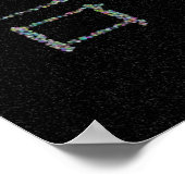 Aikido valt in de ruimte poster (Hoek)