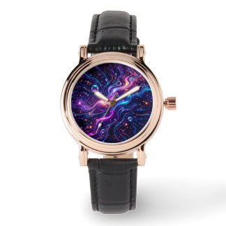 AiKo Beats™ Pulse Index – Noir Signaal Horloge