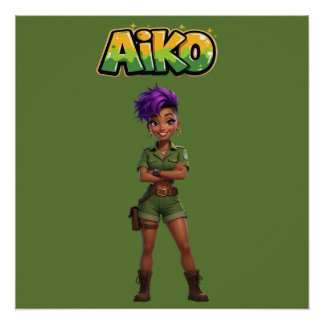 AiKo Beats™ Safari AiKo Verkenner Perfect Poster