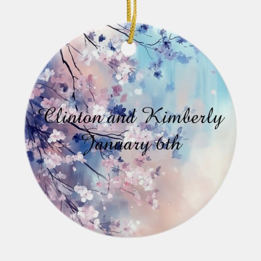 Aiko-cadeaubijslaters Keramisch Ornament (Voorkant)