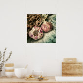 Ail / Poster de cuisine en bois (Cuisine)