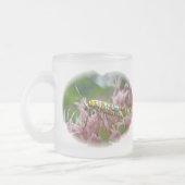 Ailanthus Web Worm Moth on Ironweed Matglas Koffiemok (Links)