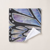 Aile bleue de papillon (Gant de toilette)