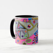 Aile brisée, Mug d'art Abstrait (Devant gauche)